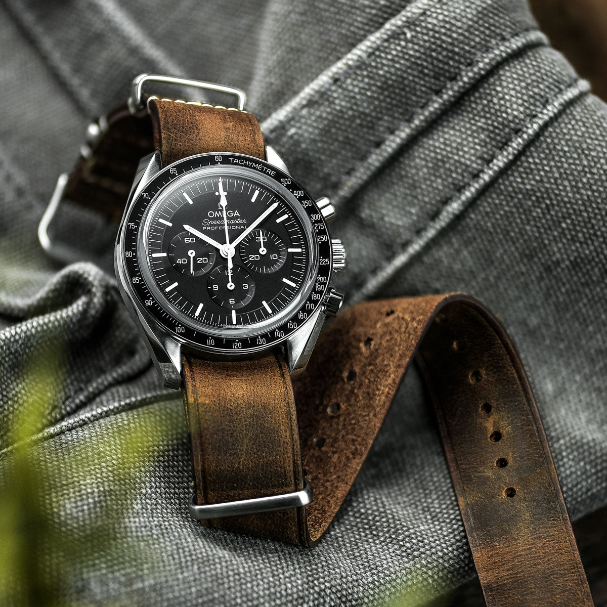 Speedmaster Omega Rally Strap Top 5 Leather Straps for The Omega Speedmaster | WatchGecko