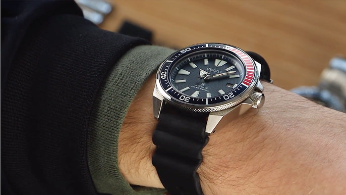Video: Seiko Samurai Diver SRPB53J1 - On The Wrist With Our Top Strap Choices