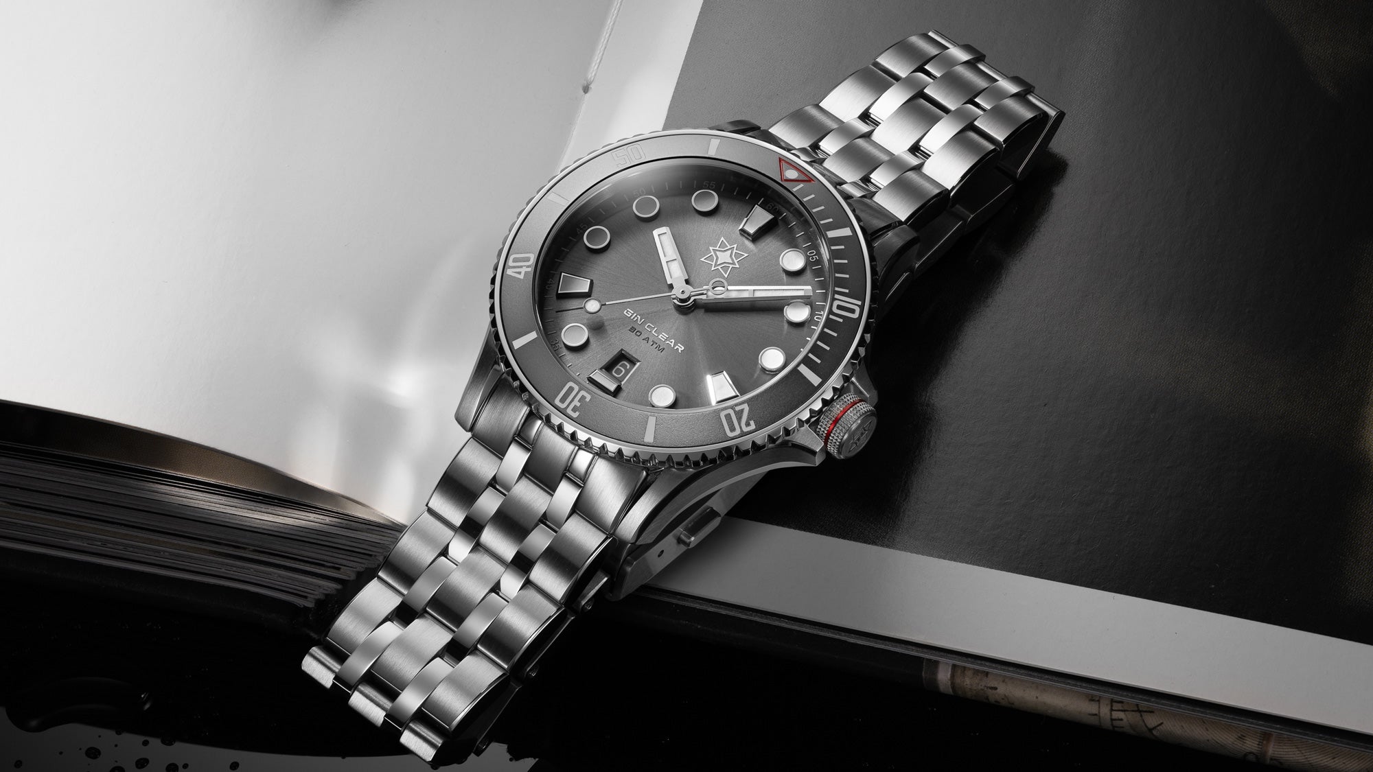 Second Hour Gin Clear 3 Rhodium lifestyle — WatchGecko