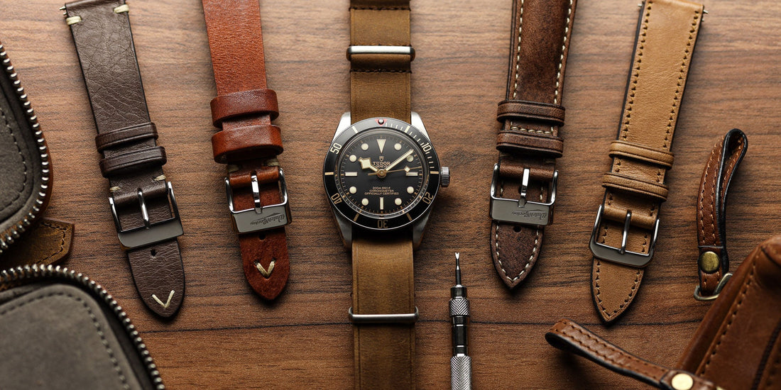 Leather Tudor Black Bay 58