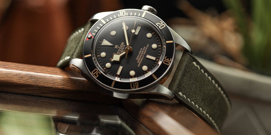 An image of  a WatchGecko handmade watch strap