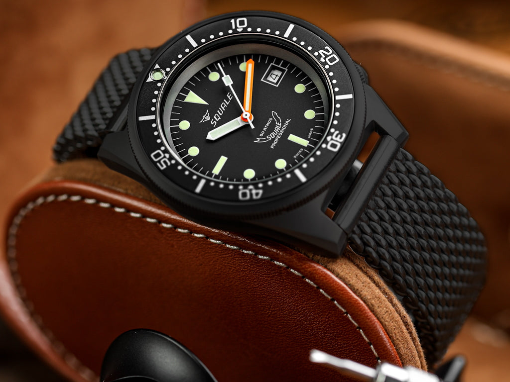 Squale 1521 with PVD Black Case