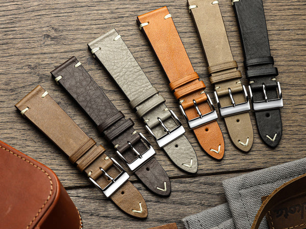 Premium leather top strap