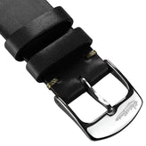 Cromford Horween Shell Cordovan Leather Watch Strap - Black