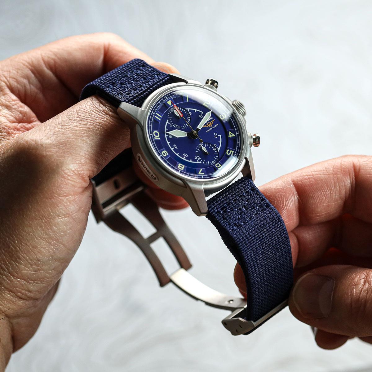 OctoFlex Duo Watch Strap - Azores Blue