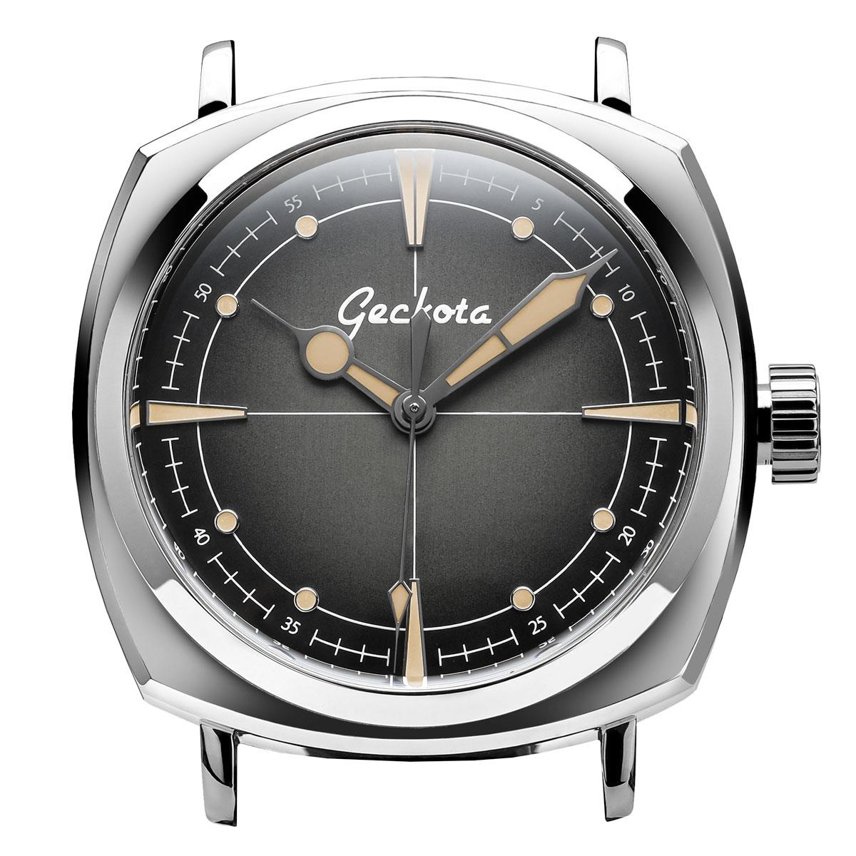 Pioneer Automatic Watch - Brushed Black Dial