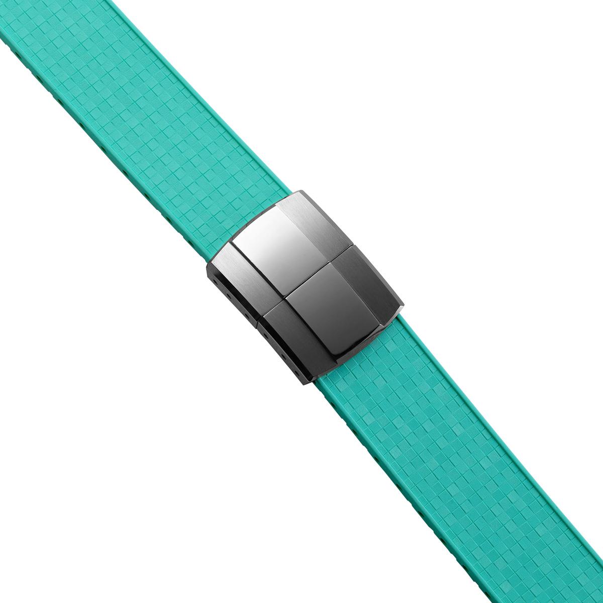 Mosaic CTS Rubber Watch Strap -  Caribbean Sea