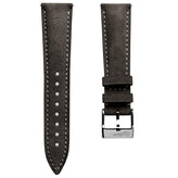 Original Highley Padded Suede Italian Leather Watch Strap - Ebano