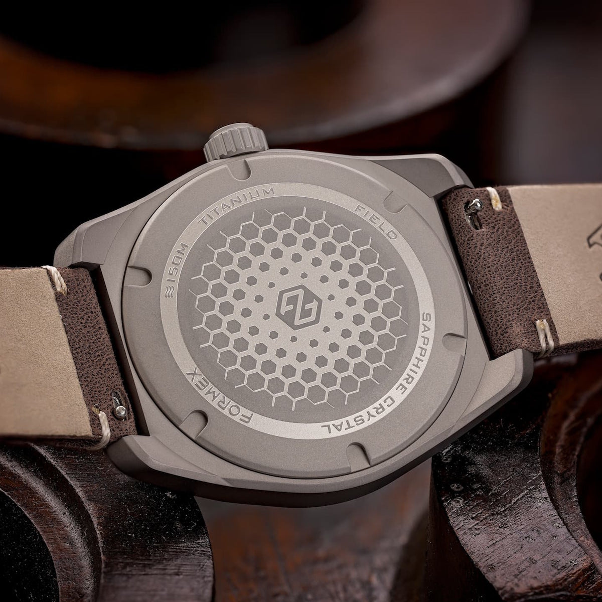 2025 FORMEX Field 40 mm "Basalt Grey" on green khaki nylon / velcro strap
