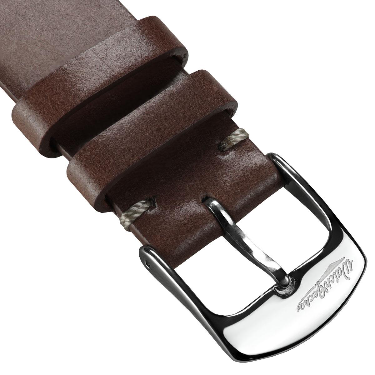 Cromford Horween Shell Cordovan Leather Watch Strap - Chocolate Brown