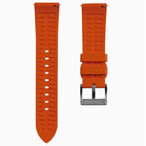 WatchGecko Sennen Quick-Release FKM Rubber Watch Strap - Orange