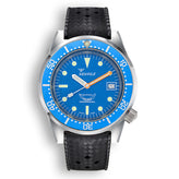 Squale 1521 Swiss Made Divers Watch Polished Case Ocean Blue - Rubber - LIKE NEW