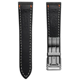 Vector-X1 Canvas Watch Strap Aircraft Buckle - Stealth Black