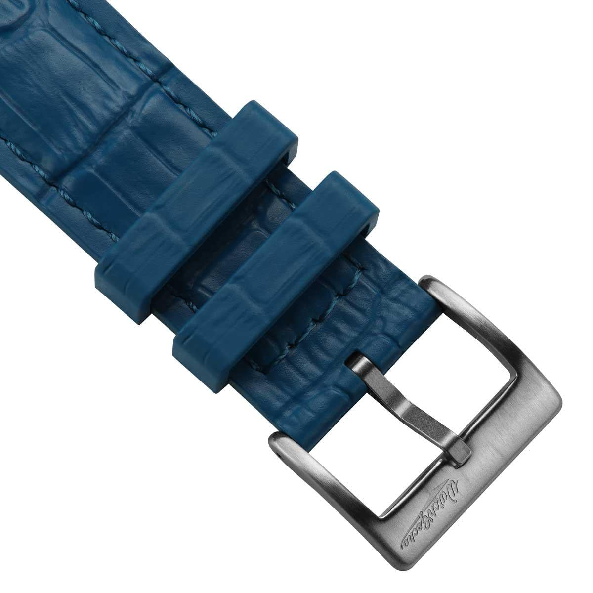 Everglade Alligator Pattern FKM Rubber Strap - Lagoon Blue