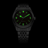 Nivada Grenchen Antarctic Erotic Black with white Super Luminova