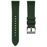 WatchGecko Sennen Quick-Release FKM Rubber Watch Strap - Green