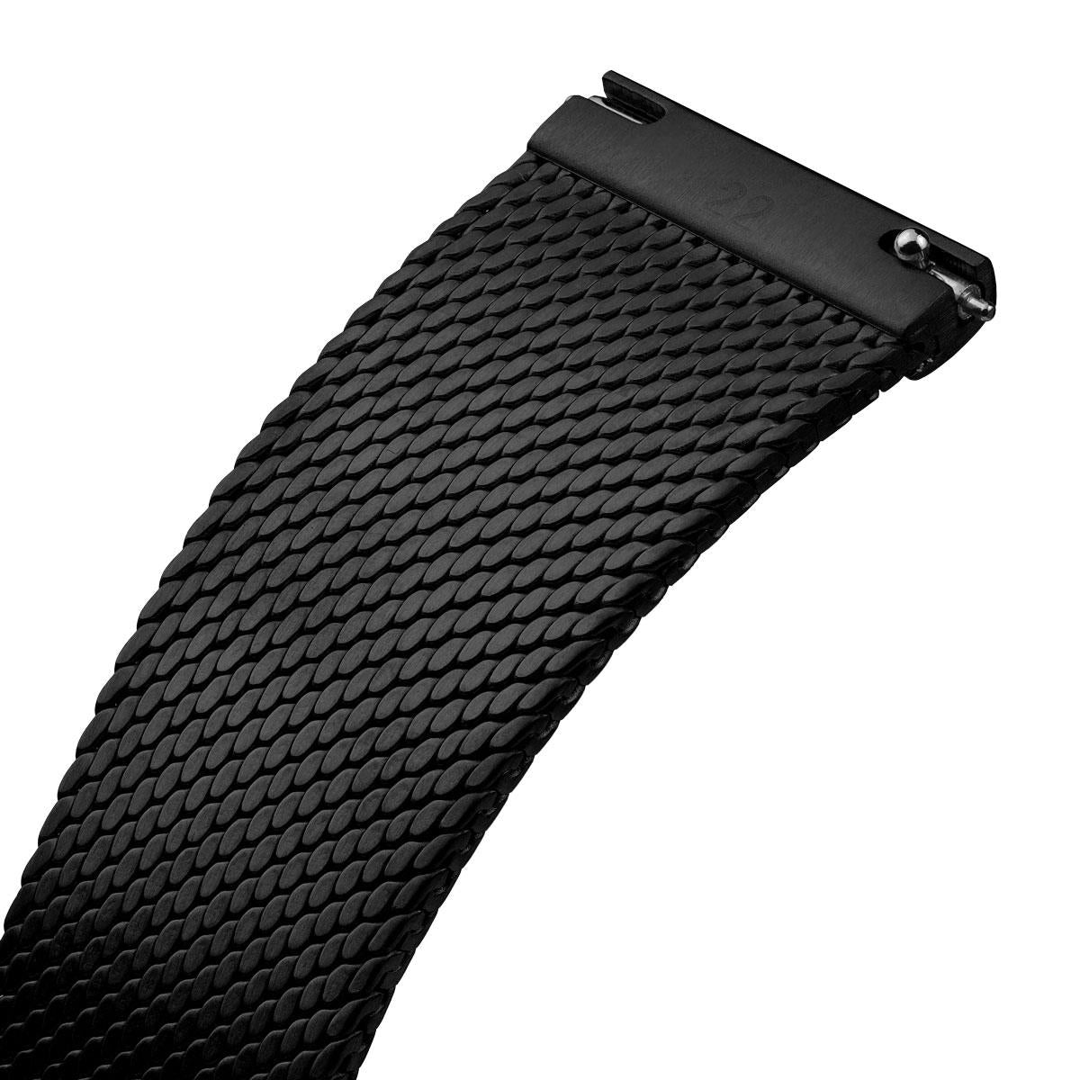 Calibre 1960 Mesh Watch Strap - PVD Black
