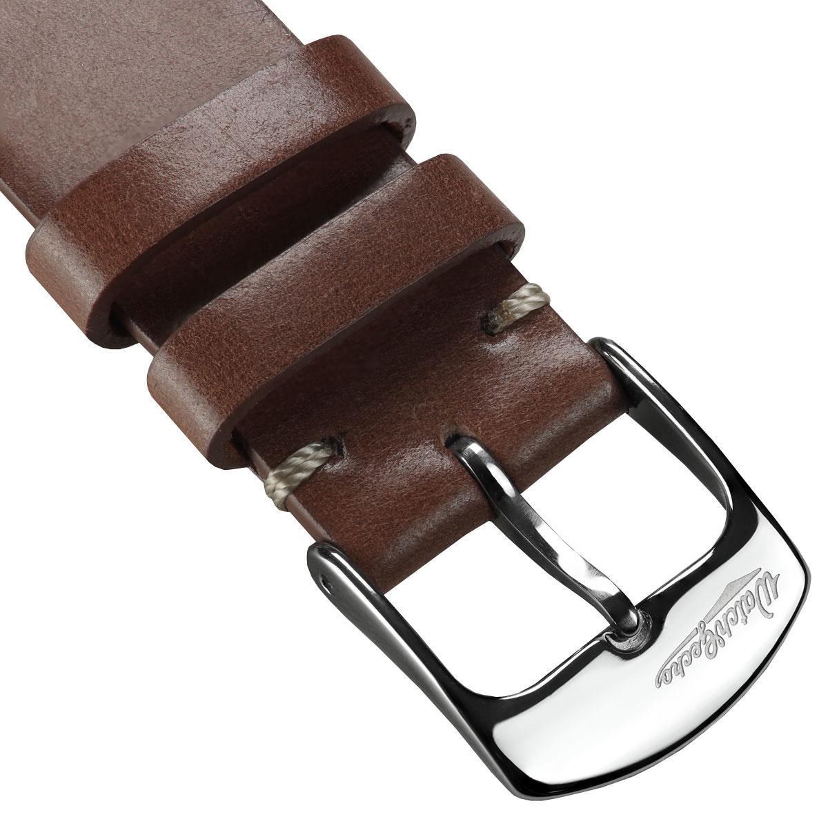 Cromford Horween Shell Cordovan Leather Watch Strap - Dark Brown