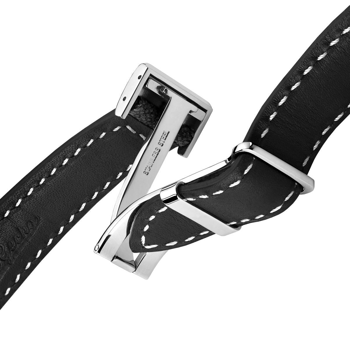 Vector-X1 Canvas Watch Strap Aircraft Buckle - Stealth Black