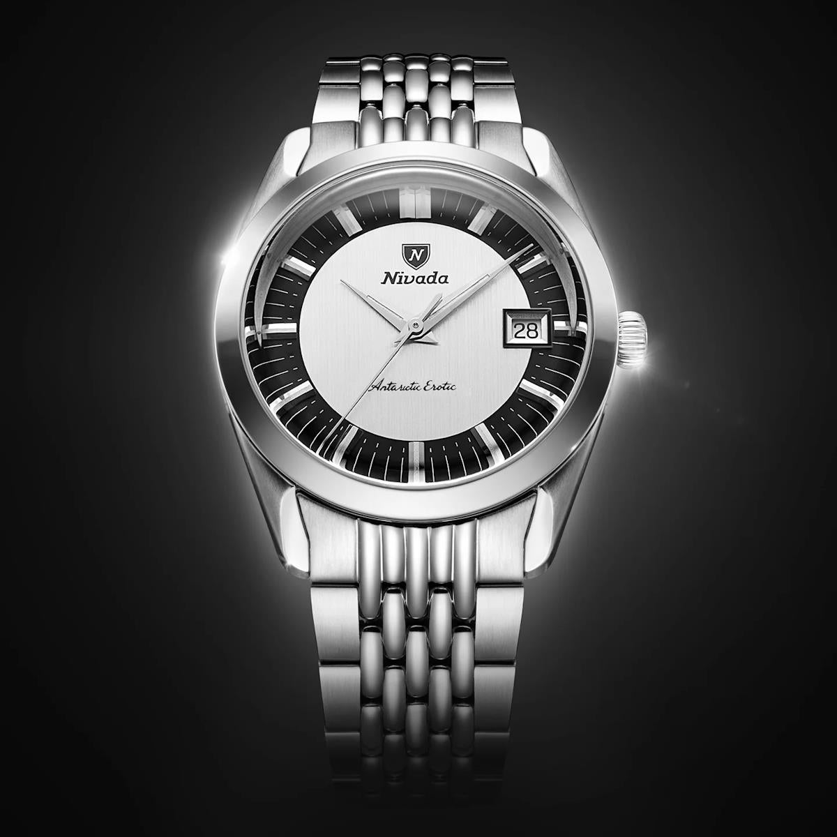 Nivada Grenchen Antarctic Erotic Black Tuxedo