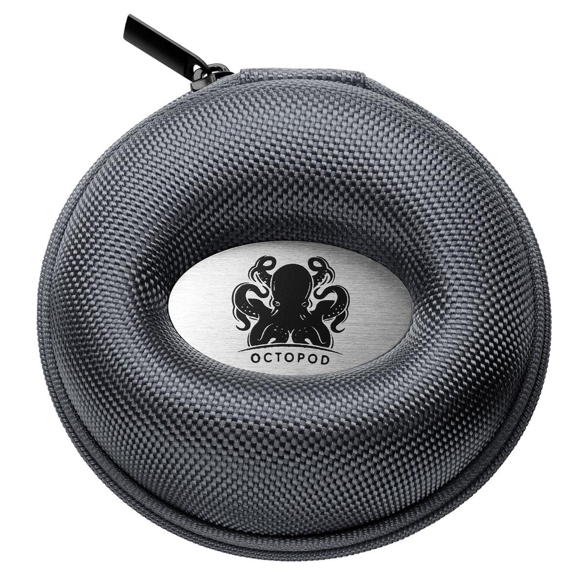 OCTOPOD Zip Up Doughnut Watch Case - Carbon Slate