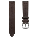 Ravello Tuscan Leather Watch Strap  - Dark Brown