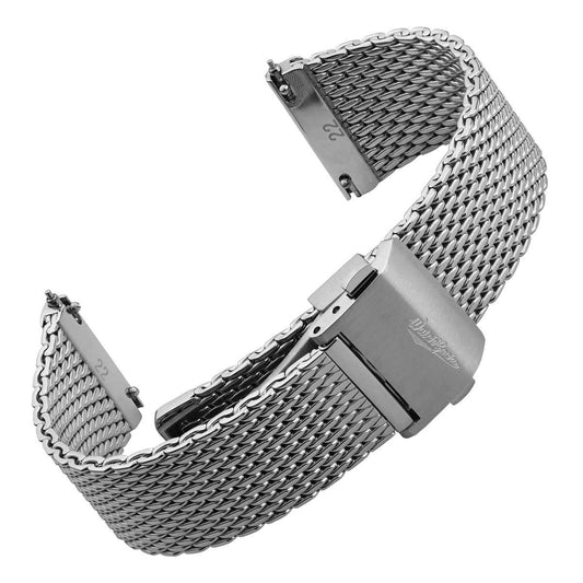 Milano Luxe Milanese Mesh Stainless Steel Watch Strap