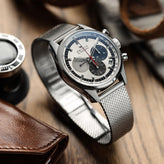 Calibre 1960 Mesh Watch Strap - Brushed