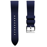 WatchGecko Sennen Quick-Release FKM Rubber Watch Strap - Blue