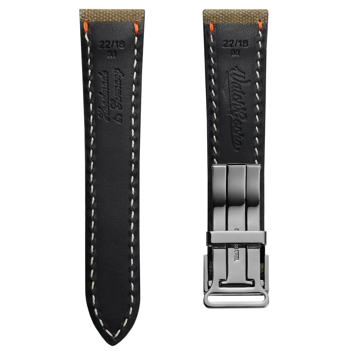 Vector-X1 Canvas Watch Strap Aircraft Buckle - Desert Tan