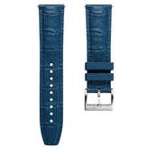 Everglade Alligator Pattern FKM Rubber Strap - Lagoon Blue