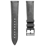 Original Highley Padded Suede Italian Leather Watch Strap - Antracite