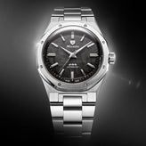 Nivada Grenchen F77 SST Meteorite MK2 - 38mm - Flat Links Bracelet