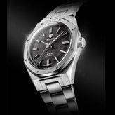 Nivada Grenchen F77 SST Meteorite MK2 - 38mm - Flat Links Bracelet