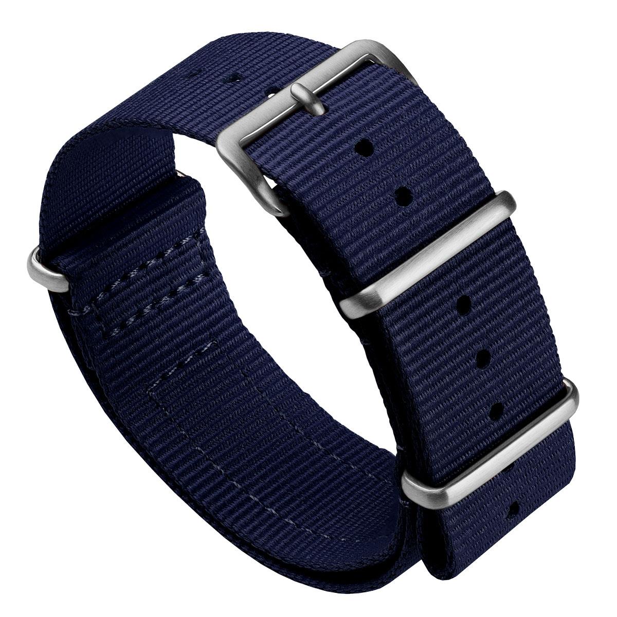 WatchGecko Standard Issue Military Strap - Fleet Navy