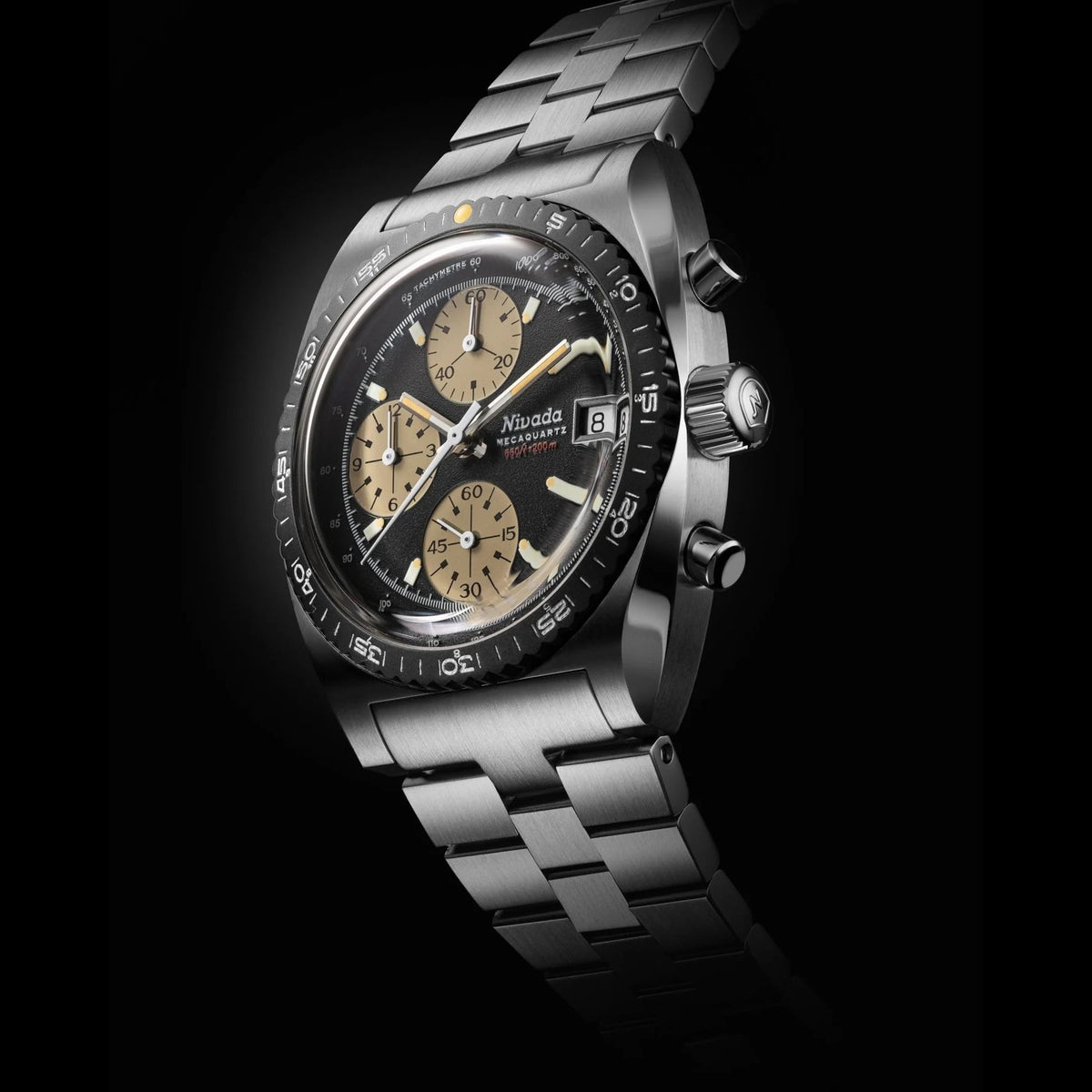 Nivada Grenchen Autochron Mecaquartz - Bracelet