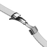 Mosaic CTS Rubber Watch Strap - Ice White