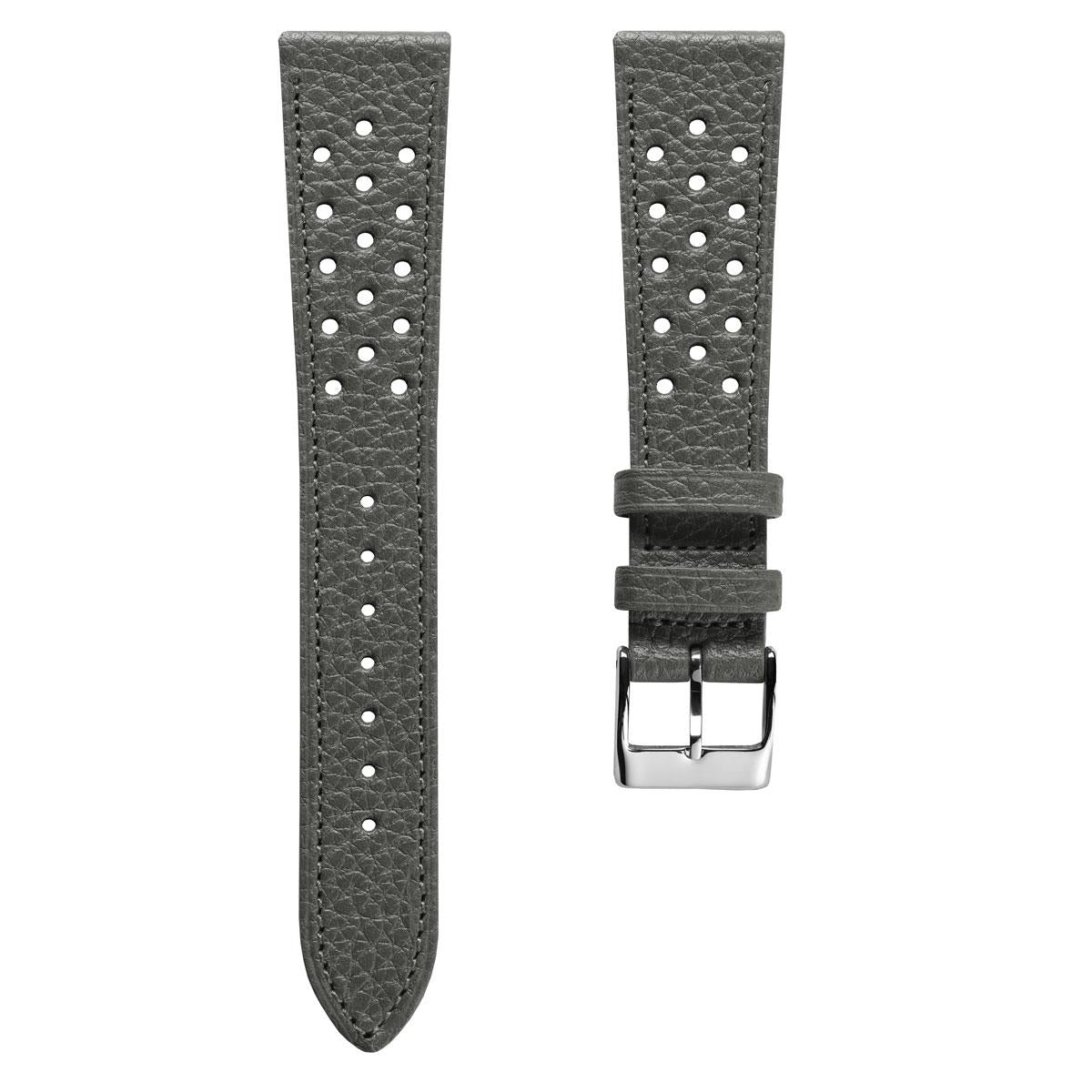 Ashdown Togo Leather Racing Watch Strap - Grey