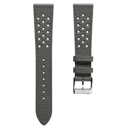 Ashdown Togo Leather Racing Watch Strap - Grey