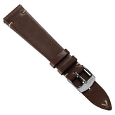 Cromford Horween Shell Cordovan Leather Watch Strap - Chocolate Brown