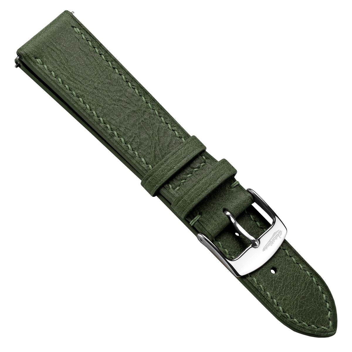 Ravello Tuscan Leather Watch Strap - Green
