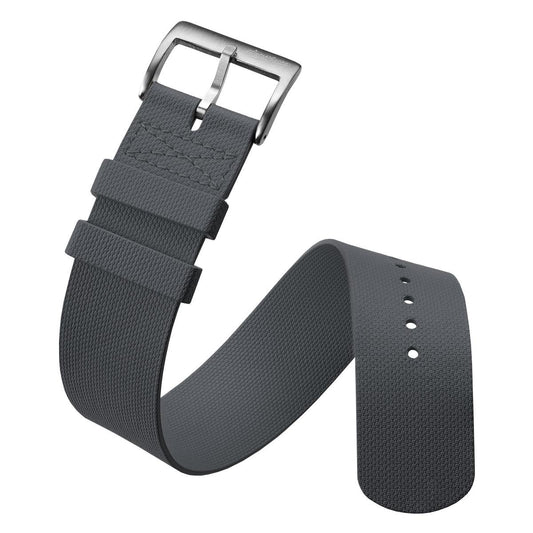 TidalPass British Military FKM Rubber Watch Strap - Grey