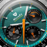 Nivada Grenchen Chronoking Mecaquartz Racing Green - 38mm - Beads of Rice