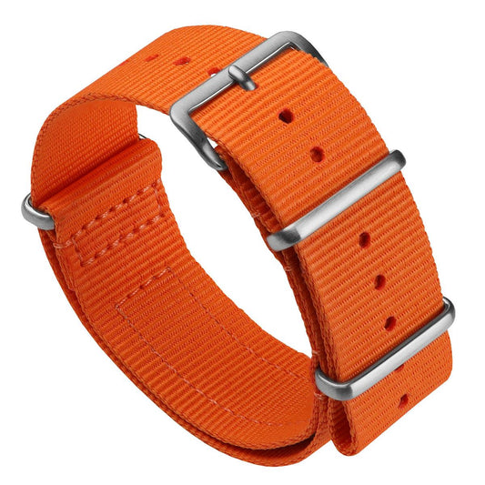 WatchGecko Standard Issue Military Strap - Utility Orange