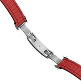 Mosaic CTS Rubber Watch Strap - Tomato Red