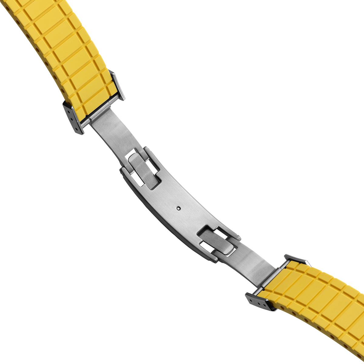 Mosaic CTS Rubber Watch Strap - Yellow