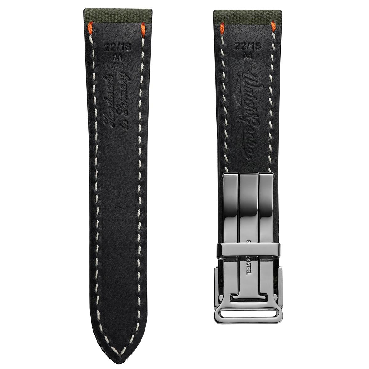 Vector-X1 Canvas Watch Strap Aircraft Buckle - Olive Drab