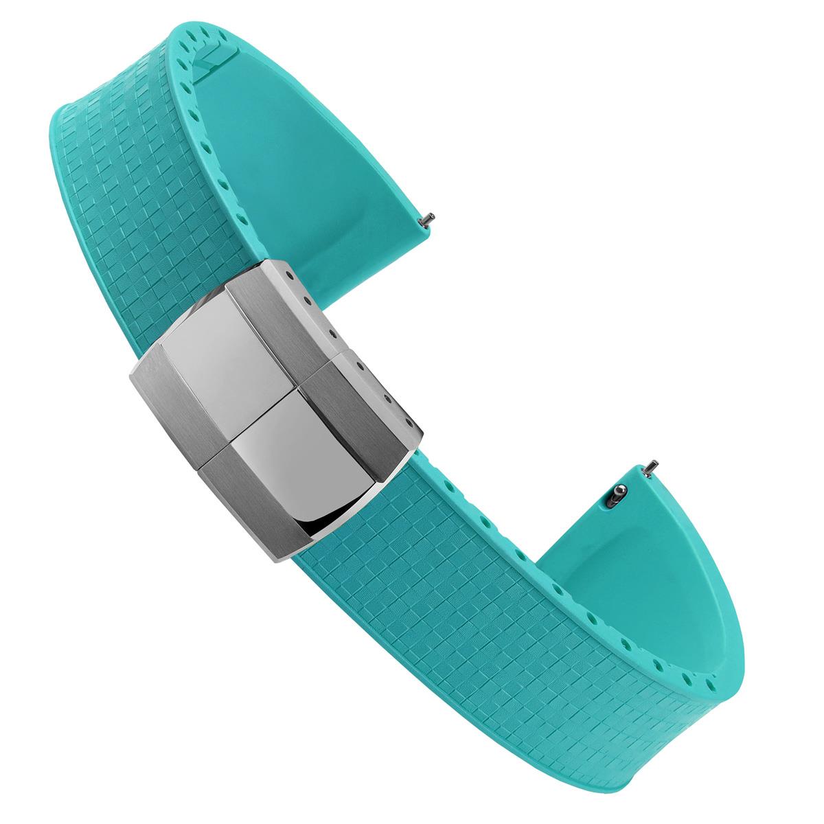 Mosaic CTS Rubber Watch Strap -  Caribbean Sea