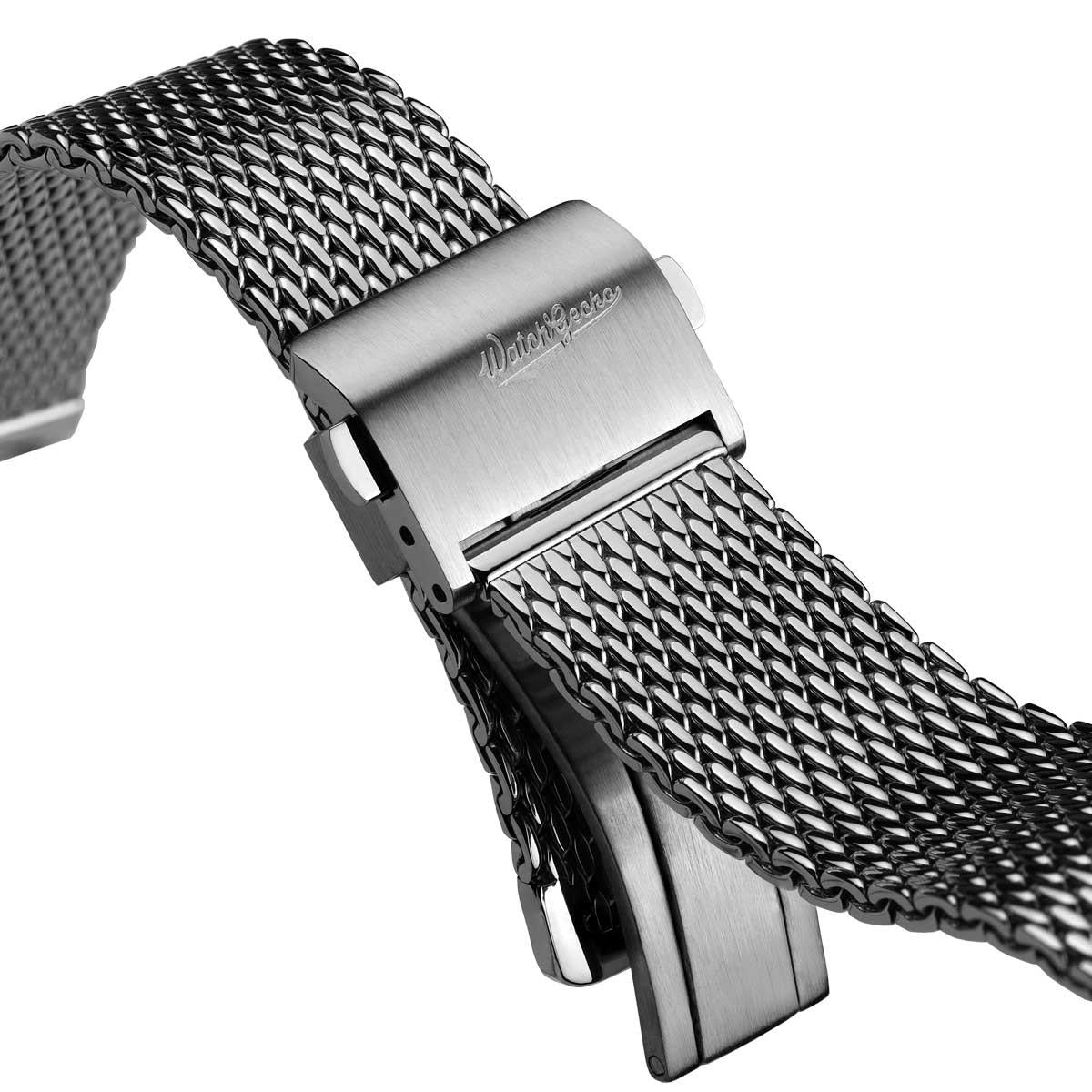 Milano Luxe Milanese Mesh Stainless Steel Watch Strap