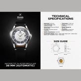 Nivada Grenchen Antarctic Glacier - 38mm - Beads of Rice